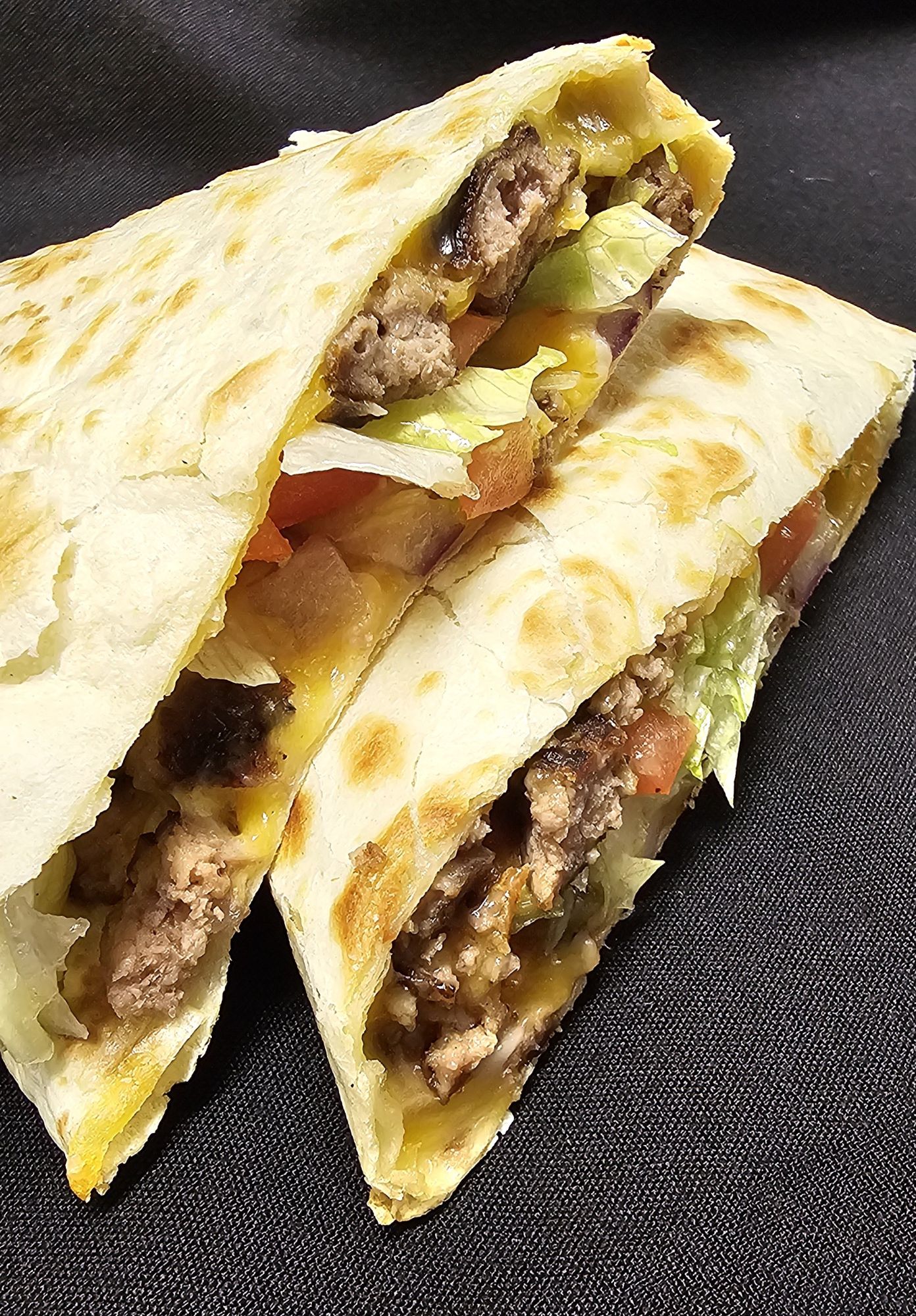 Java Cheeseburger Quesadilla